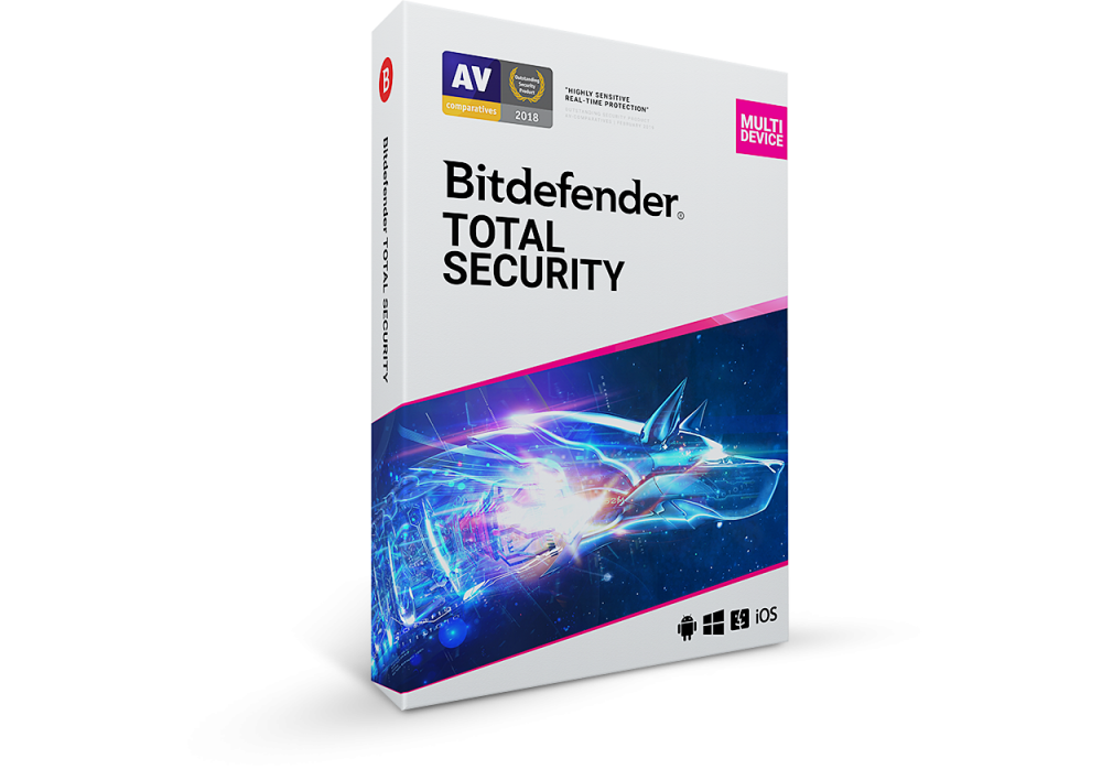 Bitdefender Total Security I 2026 I 5 Geräte - 1 Jahr I DACH
