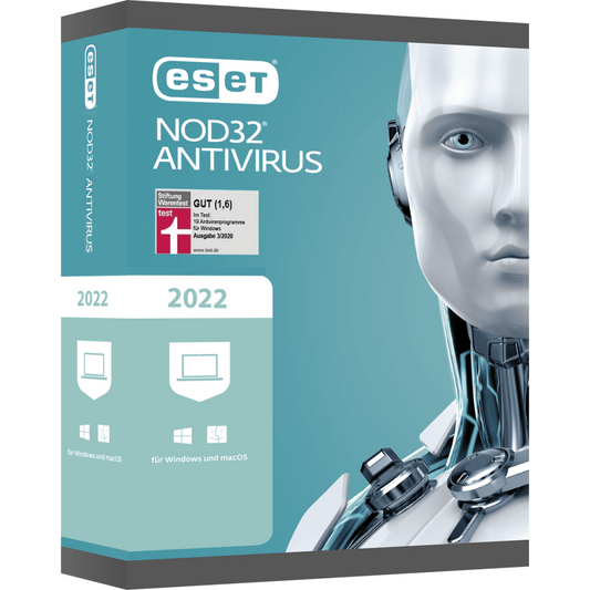 ESET NOD32 Antivirus I 2025 I 1 Gerät I 1 Jahr I Windows I DACH